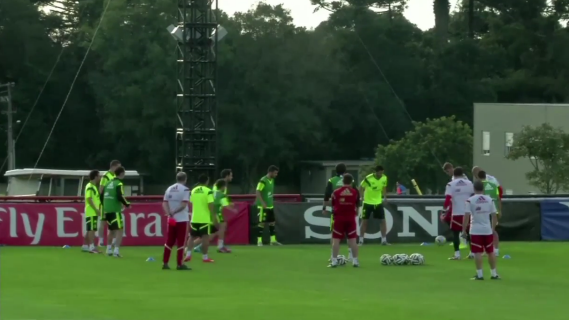 Spain training session