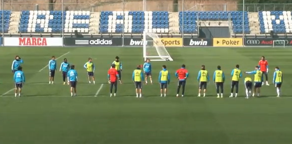 Real Madrid training session
